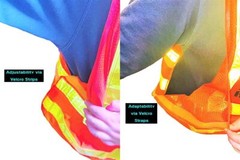 NYCTA Style Contractor High Visibility Reflective Safety Vest with Zips and Pock