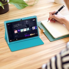 Tablet 7Inch Android 14.0 with Protective Case,8GBRAM（3GB+5GB expendʌ