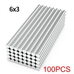 N35 Neodymium Round Magnets Strong Fridge DIY 3×3–20x3mm Assorted Sizes