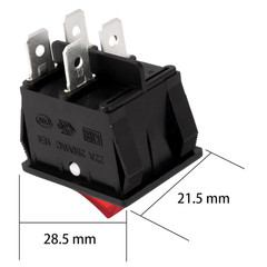HY12-9-4 Rocker Switch On/Off Pushbutton 4 Pin IP55 T85HY12-9-4 for…