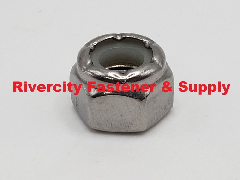 10-24 Stainless Steel Nylon Insert Stop Nuts 10×24 Nuts 10 x 24 Lock Nut 10/24