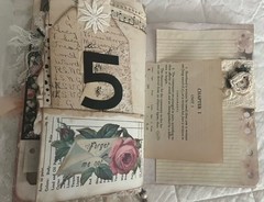 VINTAGE STYLE HANDMADE JUNK JOURNAL-“A Graceful Life”