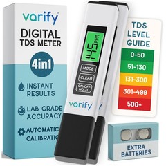 4-in-1 TDS Meter Digital Water Tester for Drinking Water | Accurate 0–9990 PPM..