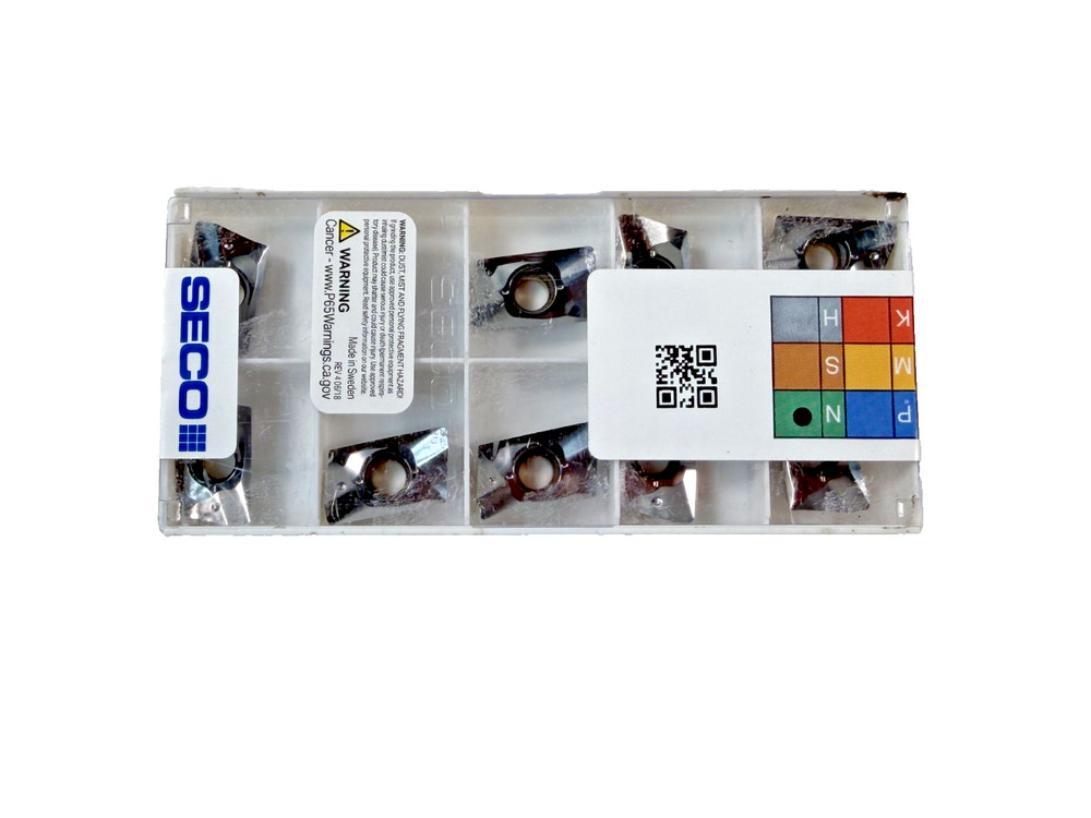 Seco XOEX180608FR-E10 H25 Carbide Milling Insert EDP03814 (NEW BOX OF 10)