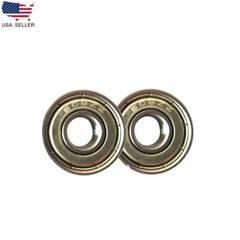 608-ZZ Ball Bearing 8x22x7 Dual Shielded Metal Chrome Skateboard 608Z (10 QTY)