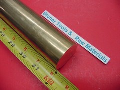 1″ C360 BRASS SOLID ROUND ROD 32″ long New Lathe Bar Stock 1.00″ 1/2 Hard