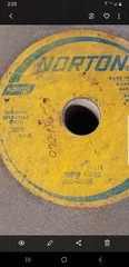 Norton Grinding Wheel NOS 12x3x1-1/4 A60-5VBE , 2070RPM’s E6-984-060