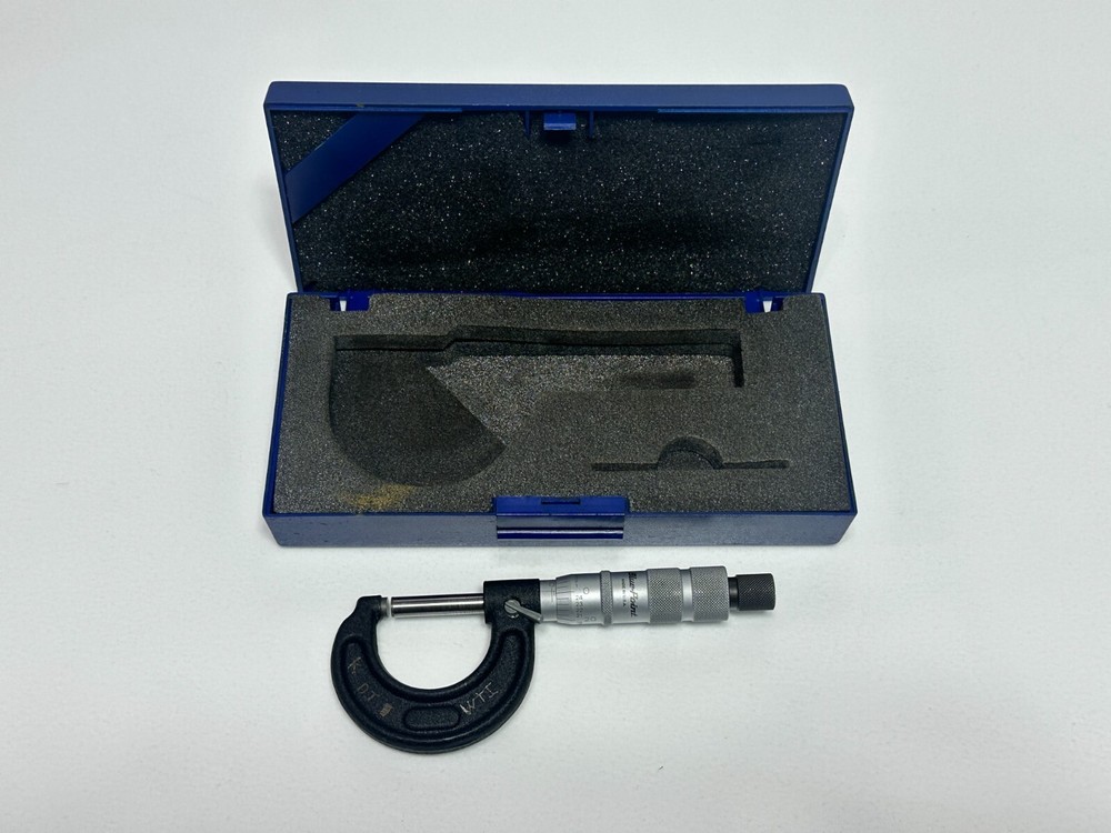 Blue Point Tools USA Outside Micrometer MICB1 0-1″ 0.0001″ w/ Blue Hard Case