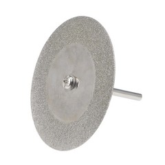 10Pcs 50mm Diamond Cutting Wheels Cut Off Wheel with 2Pcs Mandrels New