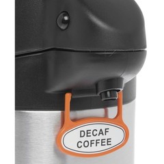 HUBERT® Airpot Coffee Dispenser with Pump Lid 2 1/2 L Stainless Steel