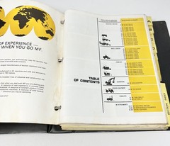 Vintage Massey Ferguson Manual MF300 Crawler Loader & Buyers Guide As Is Read