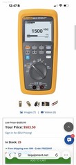 FLUKE 283FC TRUE RMS 1500V MULTIMETER (NEW FACTORY SEALED) SHIPS FAST