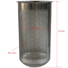 TECHTONGDA 1# Bag Industrial Filter 304 Stainless Steel 2″ NPT In/Out 120 PSI