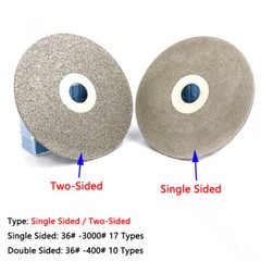 4″ 100mm Diamond Coated Flat Lap Wheel Grinding Polishing Disc Disk 36-3000 Grit