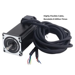 STEPPERONLINE Nema 23 3Nm Closed Loop Stepper Motor Kit 3Nm w/ Driver & Cables