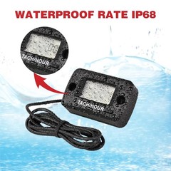 Tach Hour Meter Digital LCD Inductive Tachometer Timing Self-Powered IP68 Retail