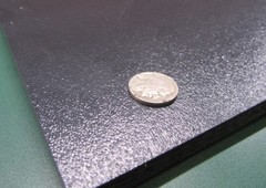 Black ABS Sheet 3/8″ (.375″) X 12″ X 24″ Haircell Textured One Side