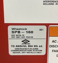 Wheelock SPB-160 – Safepath 4 Supervised Audio Power Booster CASE & KEY ONLY