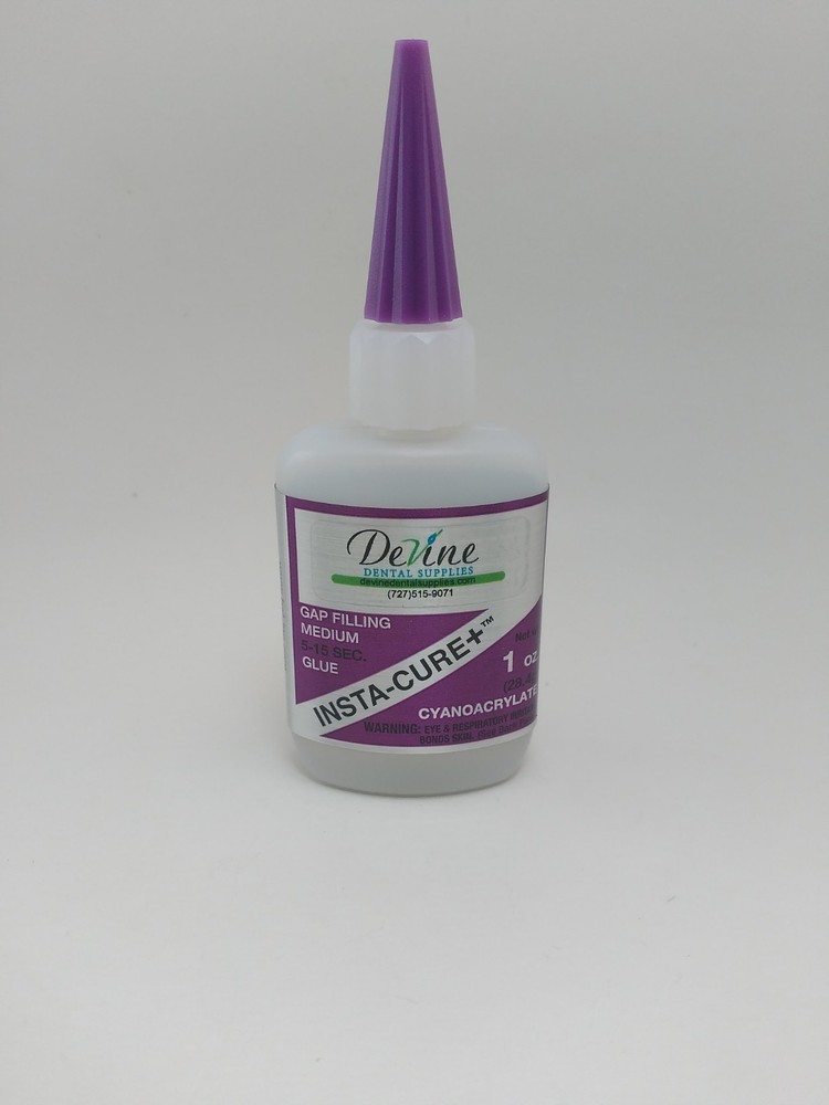 Dental Lab Quick Adhesive Strong Bond Super Glue (Medium) Gap Filling1oz – USA