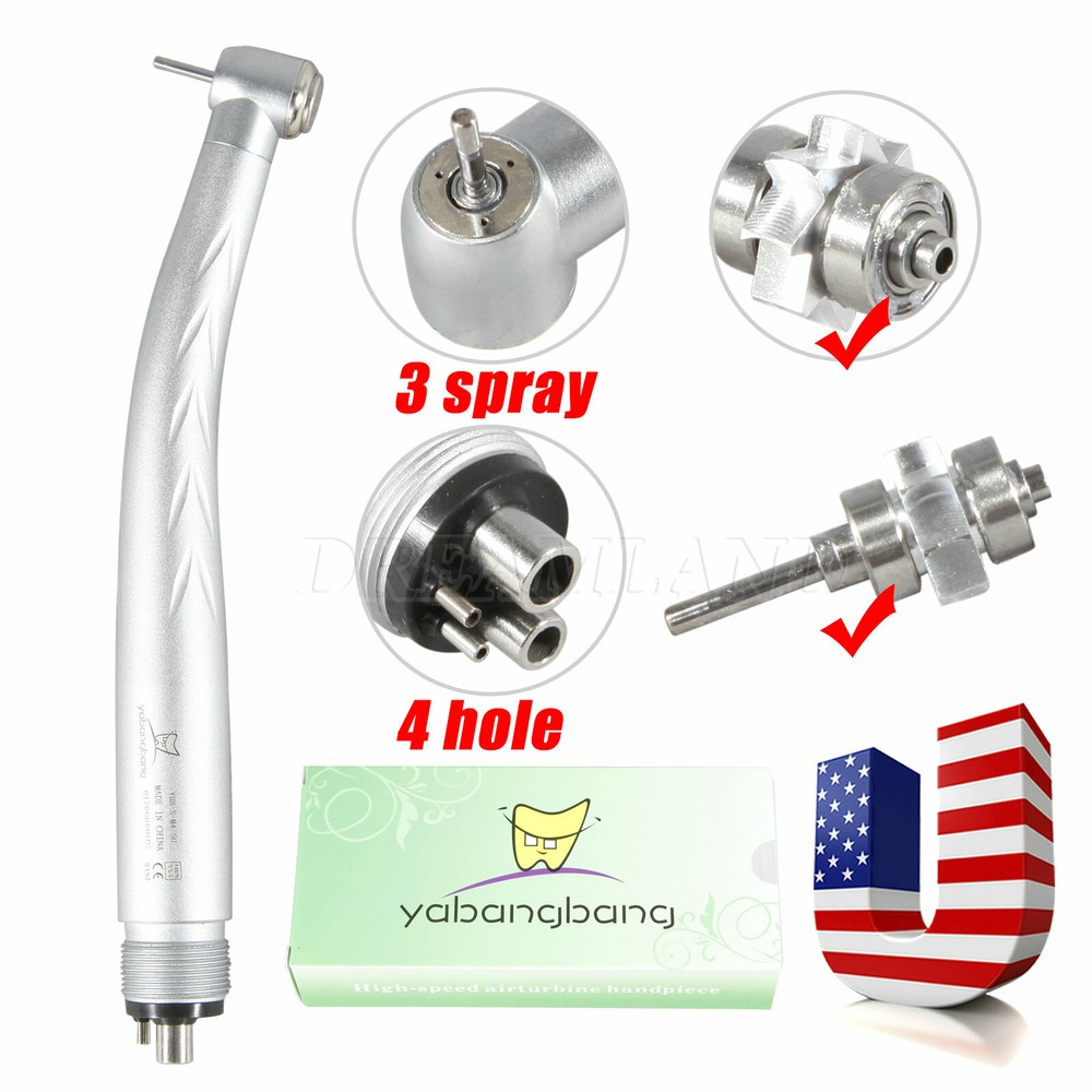 (LED Fiber Optic) High Speed Handpiece / Coupler 4/6 Holes KaV NSK Style Dental