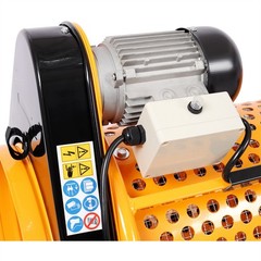 360W Foldable Electric Rotary Soil Sieve Machine Steel Screen Aperture 11MM