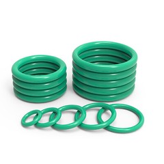 1mm Cross Section , ID:1-58mm O-ring for Automotive A/C Plumbing Repair (Green)