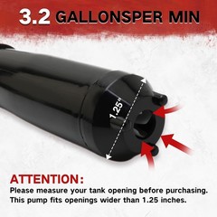2026 Battery Operated Gas Pump 3.2 GPM Auto-Stop Fuel Transfer Kit