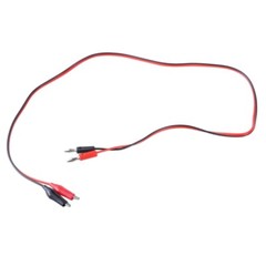 Electric Jumper Wire Power Test Cable Double Ended Alligators Clip Set