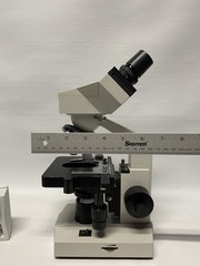 OMAX Binocular Compound Microscope w/ Mechanical Stage 4 With Camera. Read. Y4