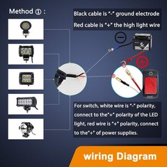 7/8″ Motorcycle Handlebar Headlight Fog Spot Light ON OFF Switch ATV Dirt Bike