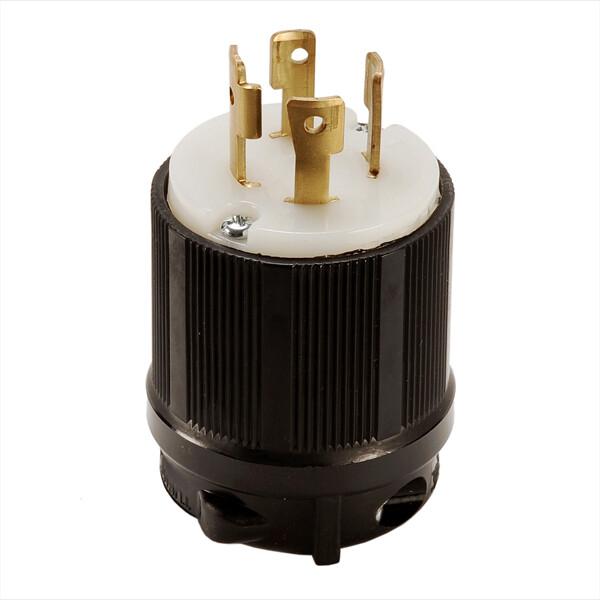 NEMA L16-30 Grounding Locking Plug, 30A 480V AC, 3 Pole 4 Wire, cUL Listed (1)