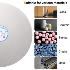 Diamond Flat Lap Disc 8″ x 1/2″ Arbor 3000 Grit Grinding Wheel