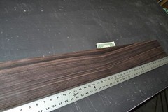 East Indian Rosewood Wood Veneer Sheet 6 x 47.5 inches 1/42nd I7619-2
