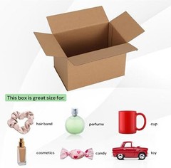 100 6x4x4 Cardboard Paper Boxes Mailing Packing Shipping Box Corrugated Cartons