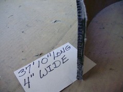 Conveyor Belts, Incline, Textured, Rubber, 3-5/8in to 5-1/2in Widths