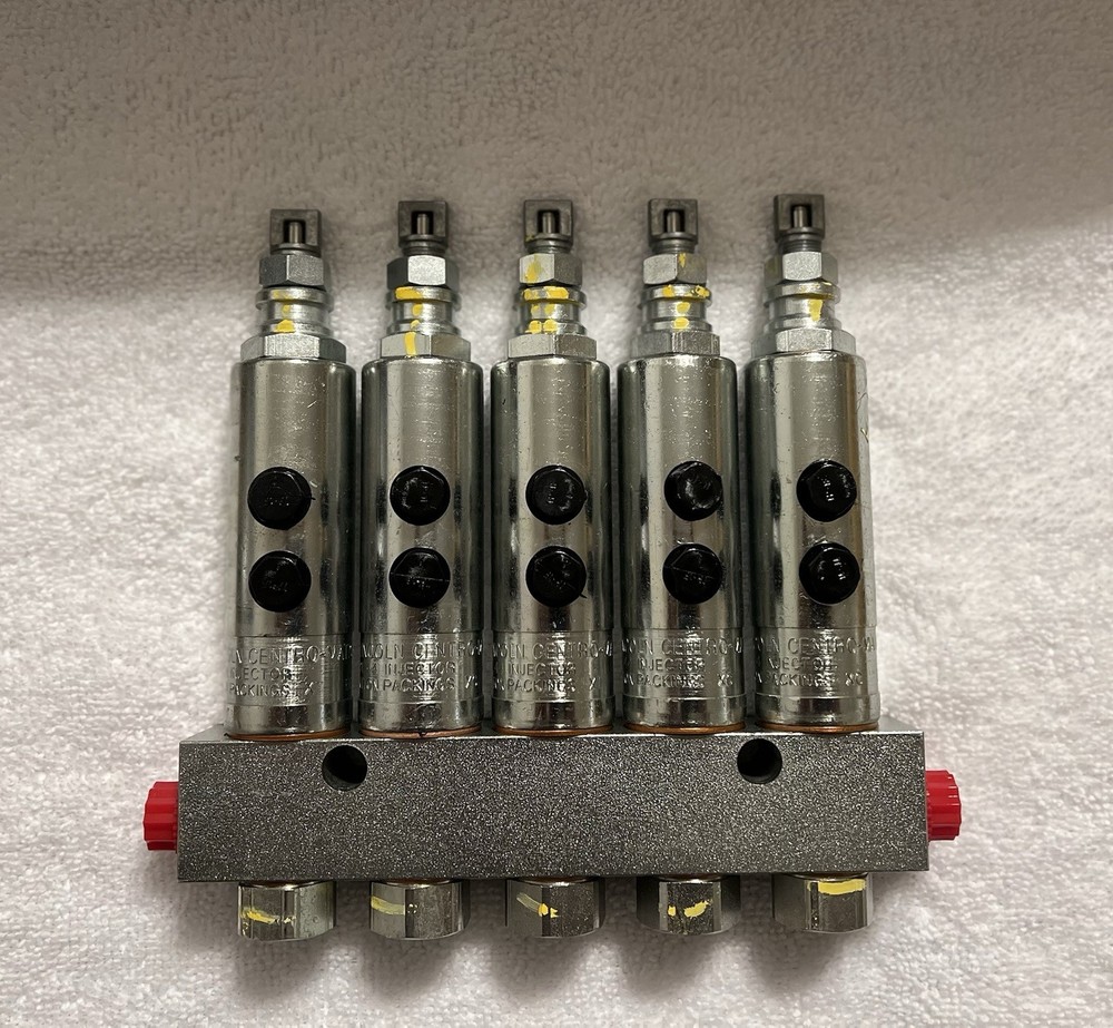 INCOLN INDUSTRIAL 83749-5 SL-44 5-Outlet Oil/Grease Injector Unit NEW OEM