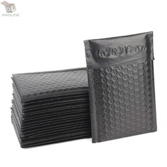 1000 #0 Black Poly Bubble Padded Envelopes Self-Sealing Mailers 6X10 (Inner 6×9)