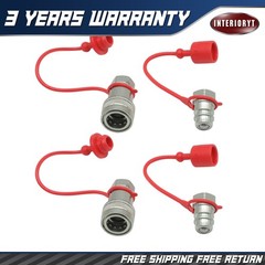 Hydraulic Coupler Quick Connect Coupling 2Sets Ball Pioneer Style 1/2″ NPT New
