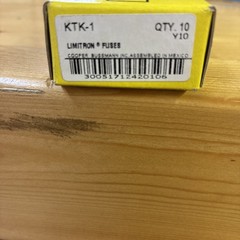 Bussmann KTK-1 Limitron 1A 600V Fast Acting Class CC Fuse 10Pk Fast Ship