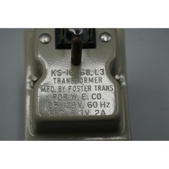 Western Electric KS-16368 L3 Transformer Foster Trans 105-129V 6.3V 2A Vintage
