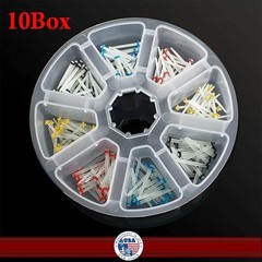 Dental Fiber Post Kit Screw Straight Post Quartz Glass Thread 1.2 1.4 1.6 1.8mm