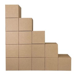 UOFFICE Heavy Duty Corrugated Boxes 18″ x 18″ x 18″ 275lb Pack of 10 Cube Boxes