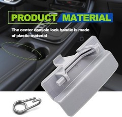 Center Console Latch Replacement, Light Grey, Compatible with 2010-2018 Models,