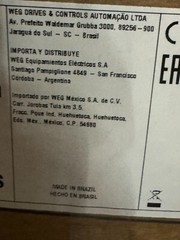 Weg CFW11 Frequency inverter Vectrue nacfw110031T40N1Z