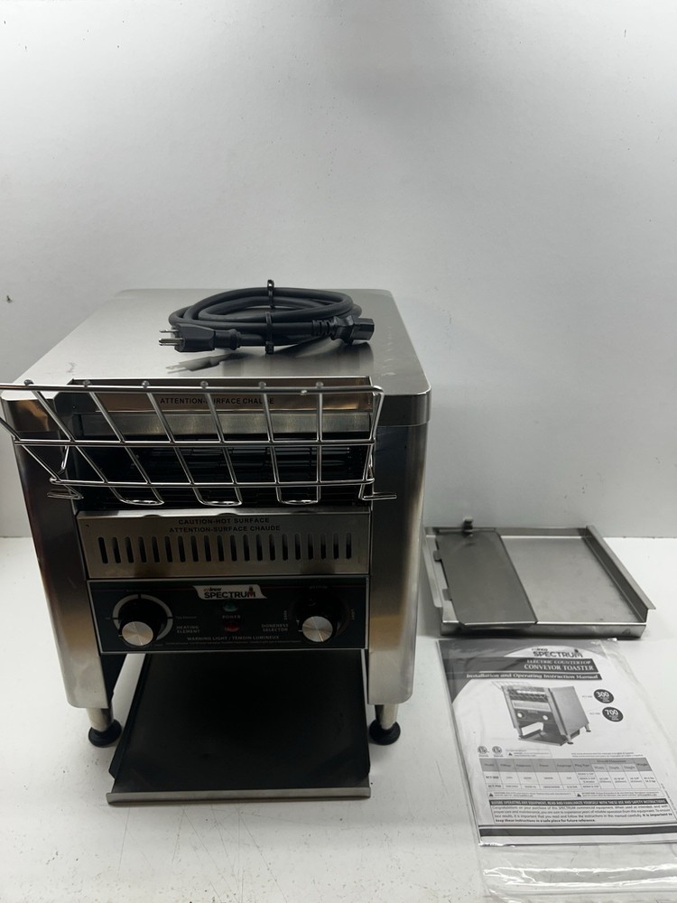 Winco Spectrum ECT-700 Commercial Electric Conveyor Toaster 120 V 1800 Watts