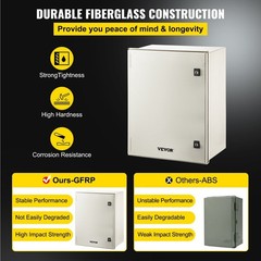 Corrosion-Proof 60x50x23cm Enclosure Perfect for Coastal Areas