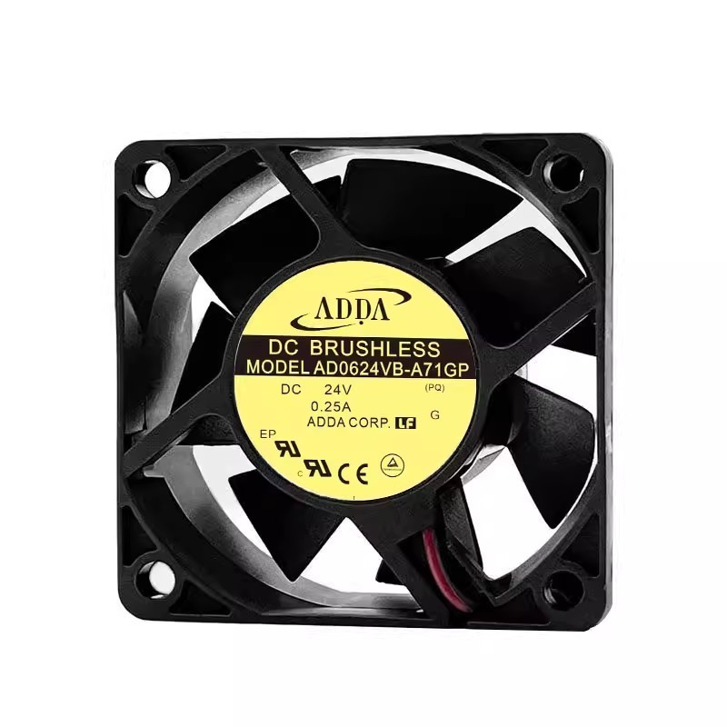 1 pcs ADDA AD0624VB-A71GP 24V 0.25A 6025 6CM two-wire cooling fan