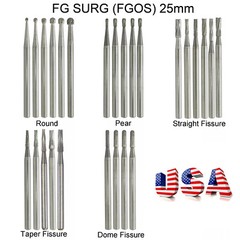 Dental Carbide Burs Surgical Burr Carbide FG 19mm FGOS FG SL 25mm 557 6 8