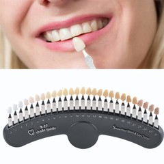 27 Colors Shade Guide 3D Bleaching Shade with Mirror Tooth Bleaching Shadeguide