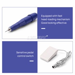 Dental Lab Strong 210+105L Micro Motor 40K rpm Polishing Motor Handpiece Kit USA